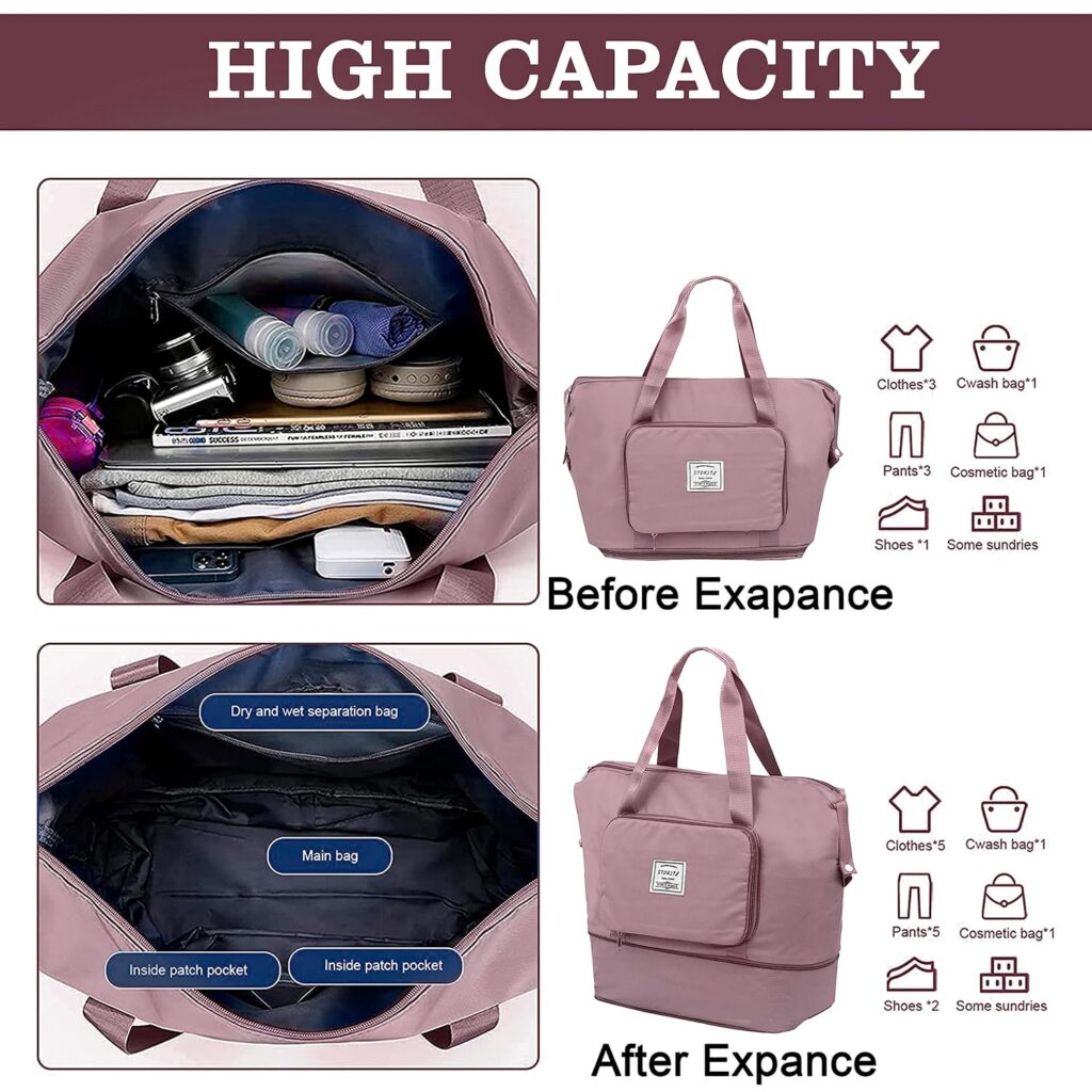 Foldable Travel Duffle Bag for Women