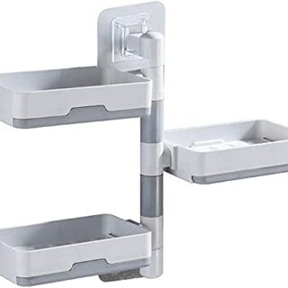 Mambawave Wall-Mounted Soap Dish Holder - Off-White